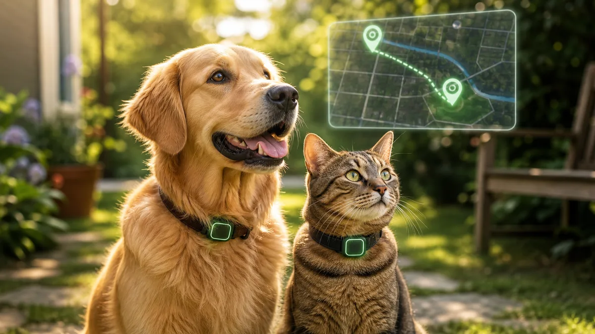 Collier GPS pour chien et chat : localisation en temps réel